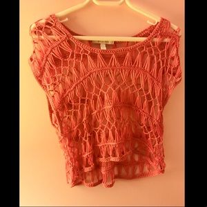 Knit Orange crop top